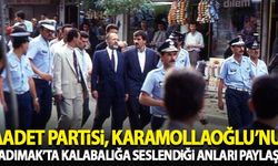 Saadet Partisi, Karamolloğlu'nun Madımak'ta kalabalığa seslendiği anları paylaştı