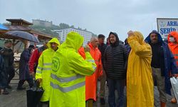 Bakan Soylu, Arhavi'de sel bölgesinde