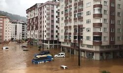 Rize'de dereler taştı, evleri su bastı