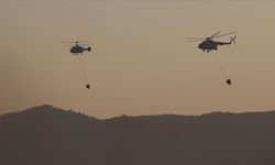 Orman yangınlarına havadan müdahale yeniden başladı