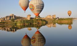 Sıcak hava balonları Büyük Taarruz'un 99. yıl dönümü için havalandı
