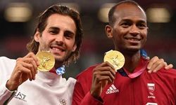 Katarlı atletten olimpiyatlara damga vuran hareket! Rakibi sakatlanınca altın madalyayı paylaştı...