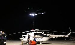 Gece görüşlü helikopterler yangında önemli rol oynuyor