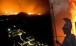 Yunanistan'da alevler Olimpia Antik Kenti'ni sardı