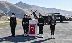 Irak'ın kuzeyinde şehit olan Uzman Çavuş Solak için Hakkari'de tören düzenlendi