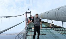 Bakan Karaismailoğlu, '1915 Çanakkale Köprüsü üzerinden Anadolu'dan Avrupa'ya yürüdü