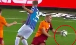 Trabzonspor- Galatasaray maçına damga vuran penaltı pozisyonu