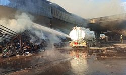 Osmaniye'de geri dönüşüm fabrikasında yangın