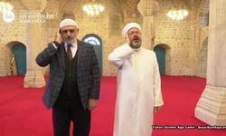 Ali Erbaş ve Hafiz Osman Şahin'den Şuşa'da çifte ezan!