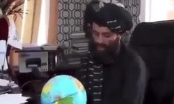 Taliban valisi haritada Afganistan'ı bulamadı