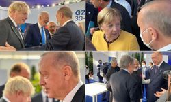 Cumhurbaşkanı Erdoğan, G20 Zirvesi'nde dünya liderleriyle sohbet etti