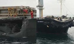 Marmara Denizi açıklarında 2 yük gemisi çarpıştı