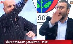 Canlı yayında '2010-2011 şampiyonu kim?' kavgası! Bardaklar havada uçuştu...