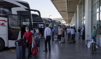 AŞTİ'de Kurban Bayramı tatili dönüşü yoğunluğu