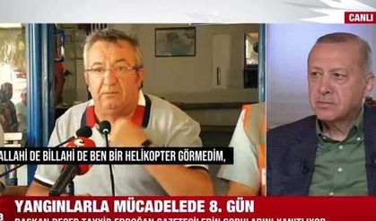 'Ben bir helikopter gördüysem namerdim' diyen Engin Altay'a Cumhurbaşkanı Erdoğan bakın nasıl cevap verdi!