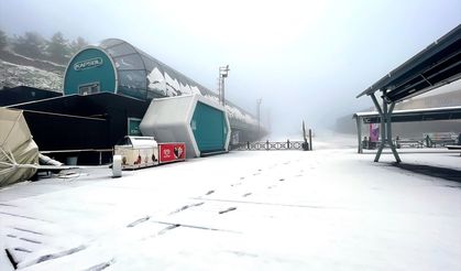 Erzurum'da kar yağışı