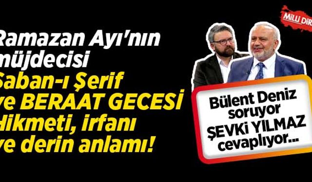 Bülent Deniz soruyor, Şevki Yılmaz cevaplıyor! Canlı yayın başladı...