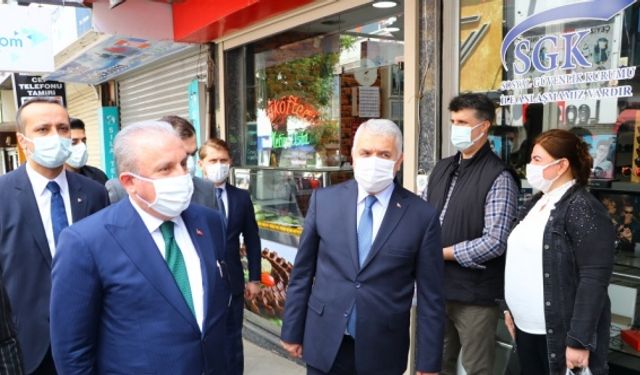 TBMM Başkanı Şentop, Tekirdağ'da incelemelerde bulundu