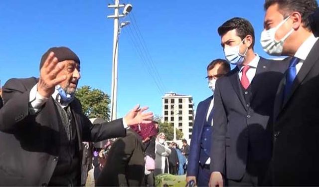 Ali Babacan'a vatandaştan tepki: Seni davar çobanı tutan olmazdı