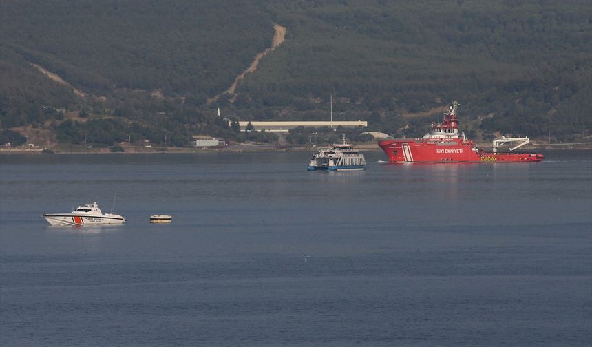Nene Hatun Acil Durum Müdahale Gemisi Çanakkale Boğazı'na ulaştı