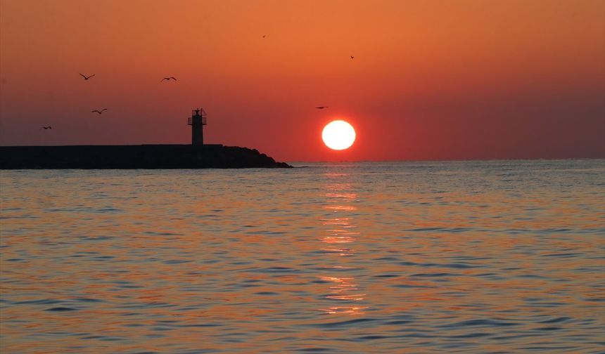 Tekirdağ'da gün doğumu