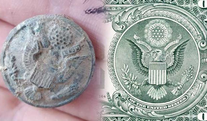 Diyarbakır'da kazı çalışmalarında gizemli bir rozet bulundu! ABD dolarında da var...